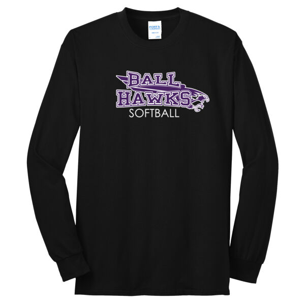 BallHawks + Custom Name - Long Sleeve Core Blend Tee Thumbnail