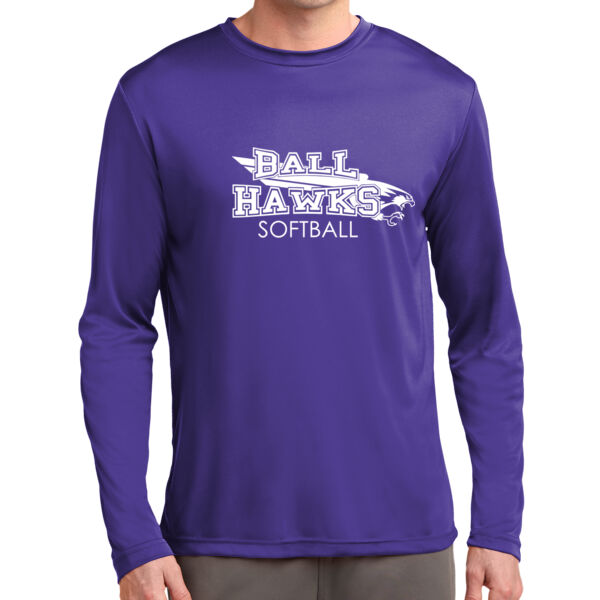 BallHawks + Custom Name - Long Sleeve PosiCharge ® Competitor Tee Thumbnail